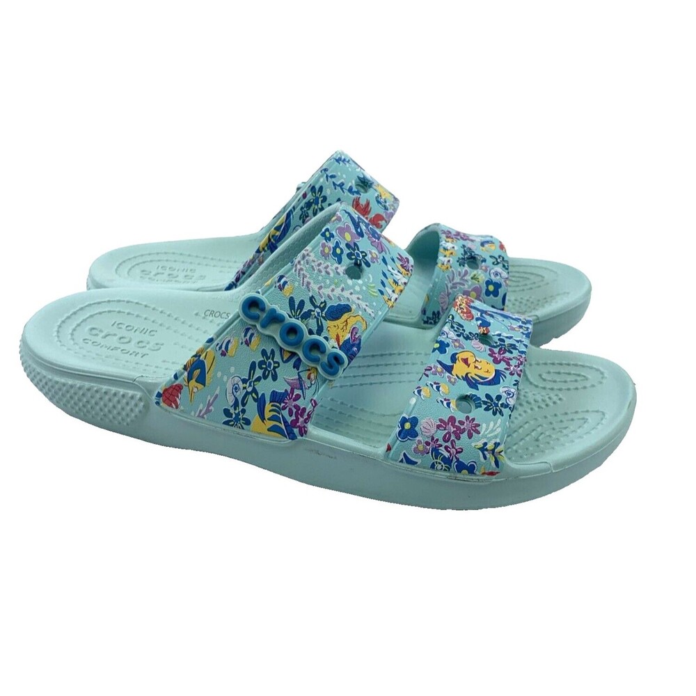 Crocs Disney Vera Bradley Classic Sandal Slide Little Mermaid 207909 Womens 6